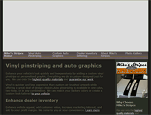 Tablet Screenshot of mikesstripes.com